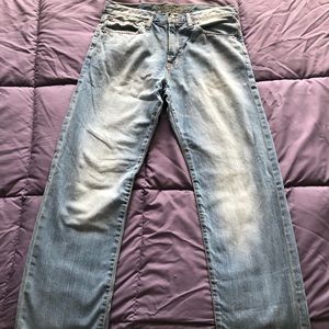 MENS AMERICAN EAGLE RELAXED STRAIGHT JEANS